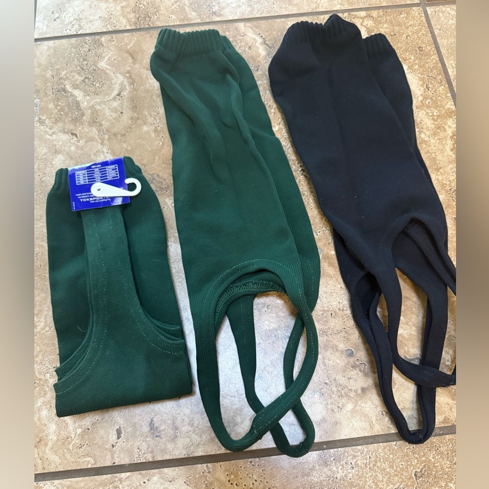Baseball Green and Black Stirrup Socks adult - Picture 2 of 2